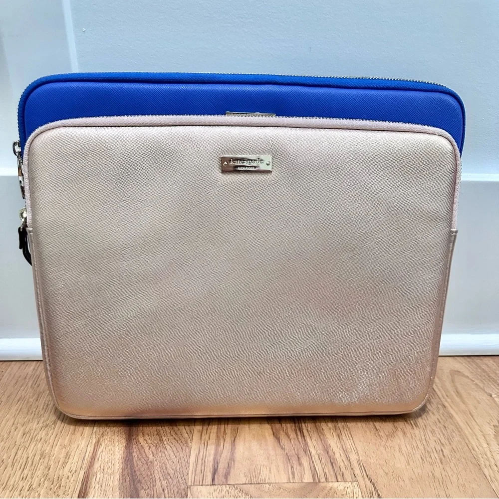 Kate Spade Rose gold/Pink Tablet/Ipad Laptop PC Sleeve Case Sleek Design